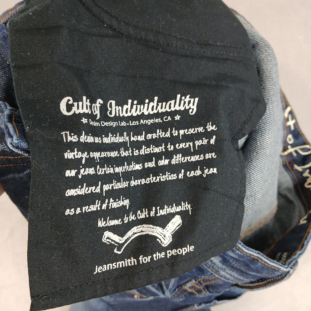 Cult Of Individuality Harley Regular 29x34 Mens Jeans Distressed‎ - Picture 11 of 15